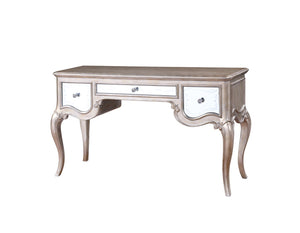 Esteban Glam Vanity Desk Antique Champagne • Mirrored 22209-ACME