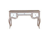 Esteban Glam Vanity Desk Antique Champagne • Mirrored 22209-ACME