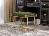 Formosa Art Deco Upholstered Vanity Stool