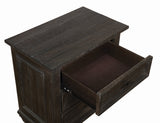 Atascadero Country Rustic 3-drawer Nightstand Weathered Carbon