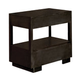 Durango Modern 2-drawer Nightstand Smoked Peppercorn