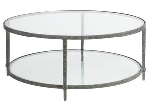 Metal Designs Claret Round Cocktail Table