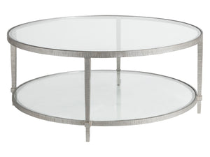 Metal Designs Claret Round Cocktail Table