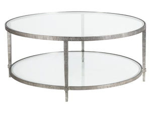 Metal Designs Claret Round Cocktail Table