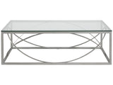 Metal Designs Ellipse Rectangular Cocktail Table