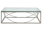 Metal Designs Ellipse Rectangular Cocktail Table