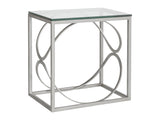 Metal Designs Ellipse Rectangular End Table