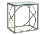 Metal Designs Ellipse Rectangular End Table