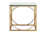 Metal Designs Ellipse Rectangular End Table