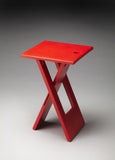 Butler Specialty Hammond Red Folding Table 2259293
