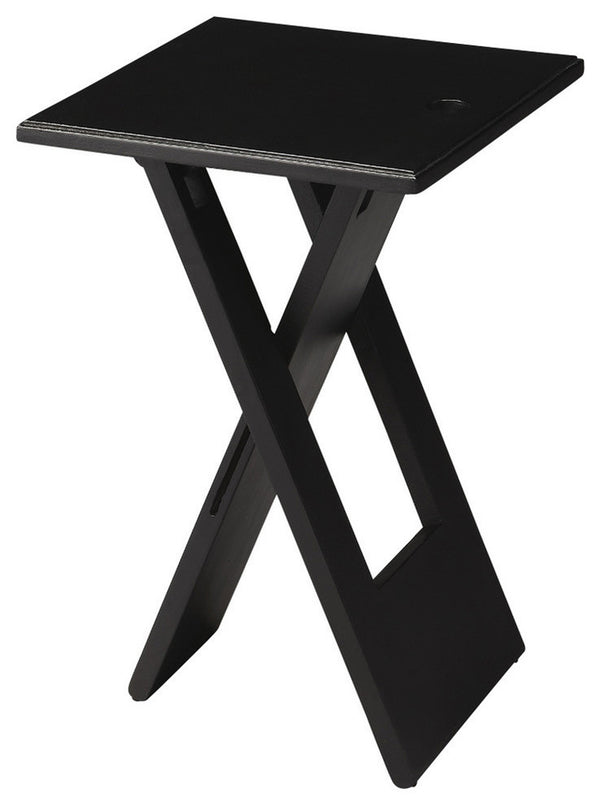 Butler Specialty Hammond Black Folding Table 2259295