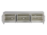 Signature Designs Elation White Long Media Console