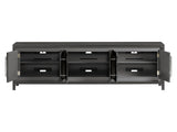 Signature Designs Elation Gray Long Media Console