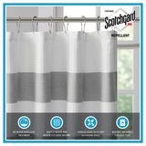 Spa Waffle Classic 100% Polyester Shower Curtain w/ 3M Treatment