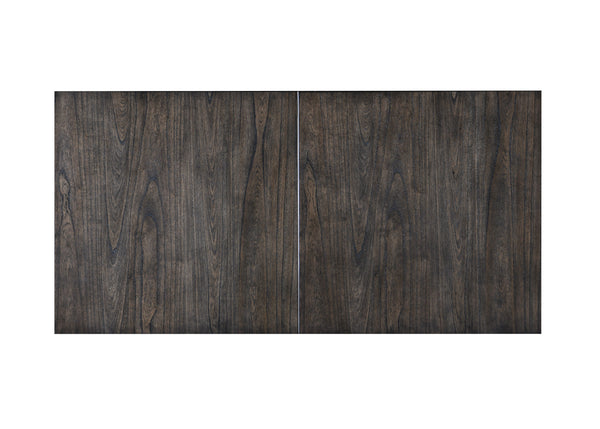 Alpine Furniture Lennox Rectangular Extension Dining Table, Dark Tobacco 5164-01 Dark Tobacco Rubberwood Solids & Mindy Veneer 35.5 x 71-87 x 30