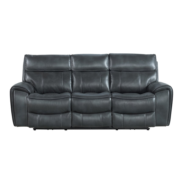 Intercon Summit Modern Dual-Power Sofa | Bolero Slate SI-SF-390DPR-SLT-C SI-SF-390DPR-SLT-C