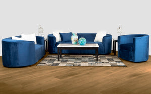 New Classic Furniture Vincenza Swivel Chair Blue U1821-10-BLU
