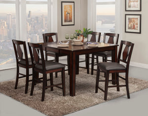 Vilo Home Tuscan Hills 7 Piece Pub Dining Set VH2300-7PC VH2300-7PC