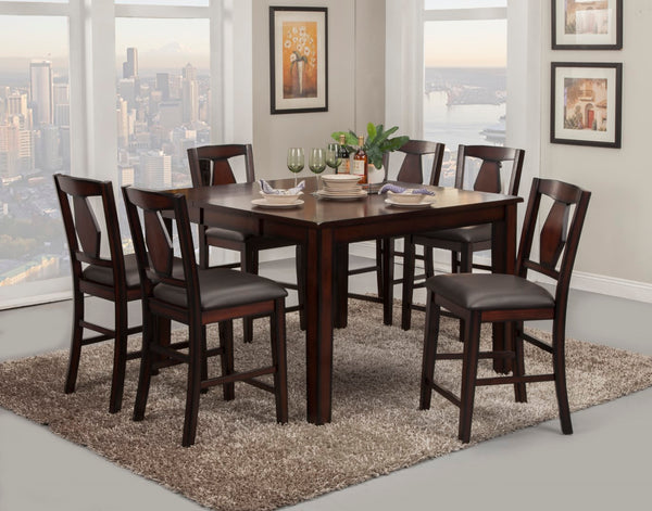 Vilo Home Tuscan Hills 7 Piece Pub Dining Set VH2300-7PC VH2300-7PC