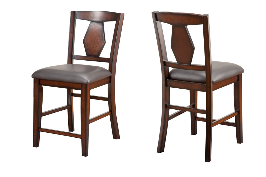 Vilo Home Tuscan Hills Diamond Back Pub Chairs (Set of 2) VH2302 VH2302