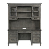Intercon Foundry Home Entertainment Transitional Foundry Credenza Hutch FR-HO-6852H-PEW-C FR-HO-6852H-PEW-C