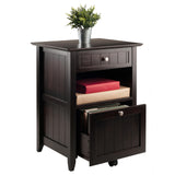 Winsome Wood Burke Home Office File Cabinet, Coffee 23119-WINSOMEWOOD