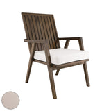 Teak Garden Patio Chair Cushion In Cream