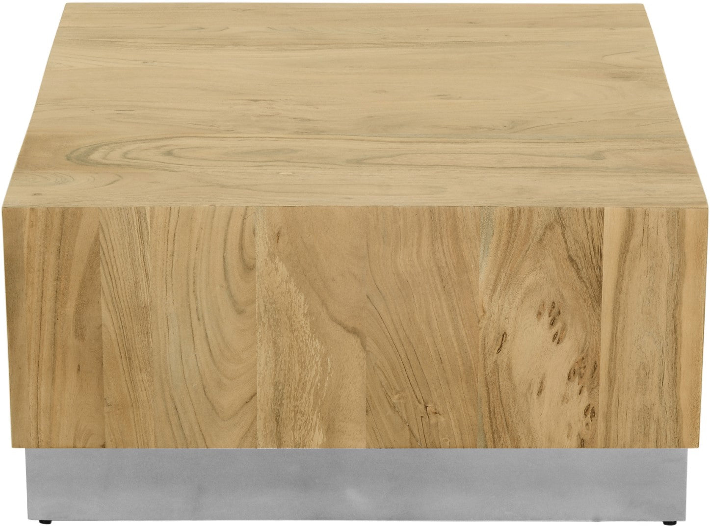 Acacia Wood Coffee Table - Thumbnail 4