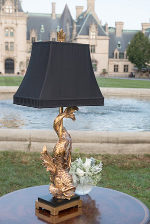 Imperial Dragon Lamp - Gold