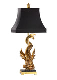 Imperial Dragon Lamp - Gold