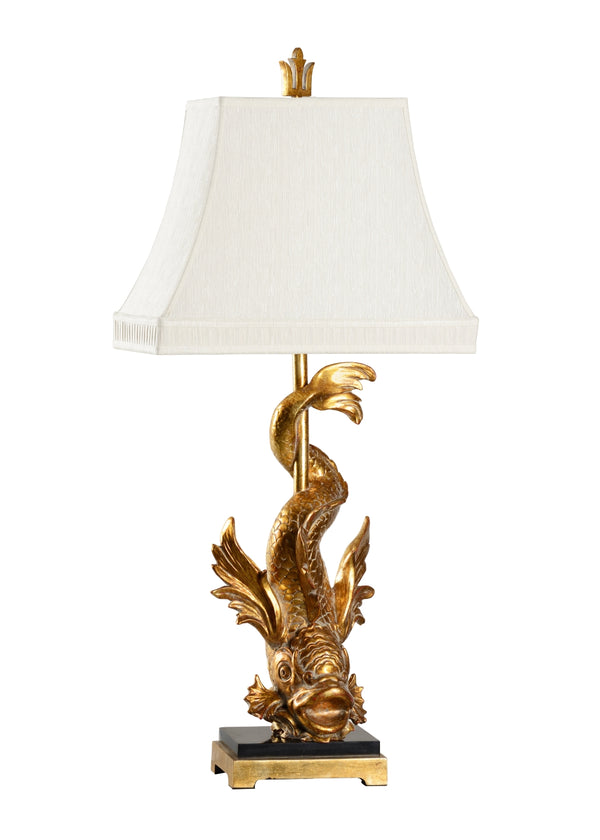Imperial Dragon Lamp - Gold