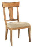 Wellington Hall Side Chair Wood Back