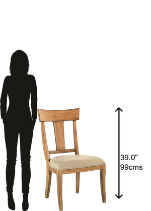 Hekman Furniture Wellington Hall Side Chair Wood Back 23323