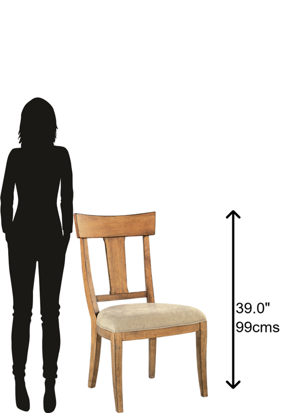 Hekman Furniture Wellington Hall Side Chair Wood Back 23323