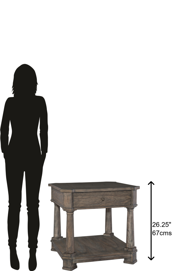 Hekman Furniture Lincoln Park Drawer Lamp Table 23503