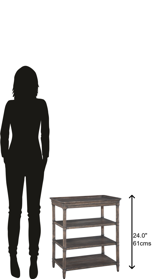 Hekman Furniture Lincoln Park Three Shelf Lamp Table 23507