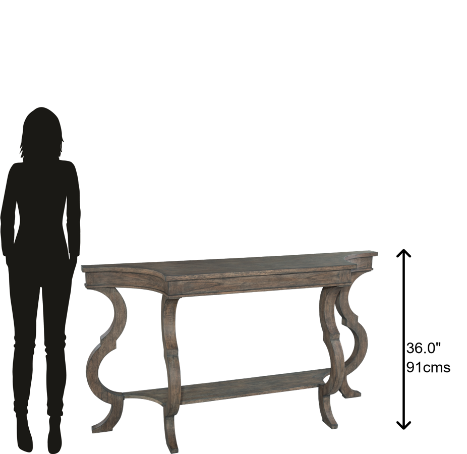 Hekman Furniture Lincoln Park Shaped Leg Sofa Table 23508