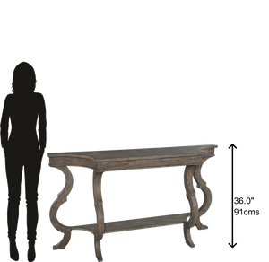 Hekman Furniture Lincoln Park Shaped Leg Sofa Table 23508