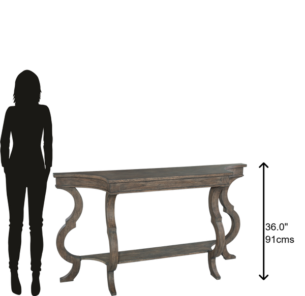 Hekman Furniture Lincoln Park Shaped Leg Sofa Table 23508