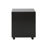 Gilbert 3 Drawer File Cabinet in Black