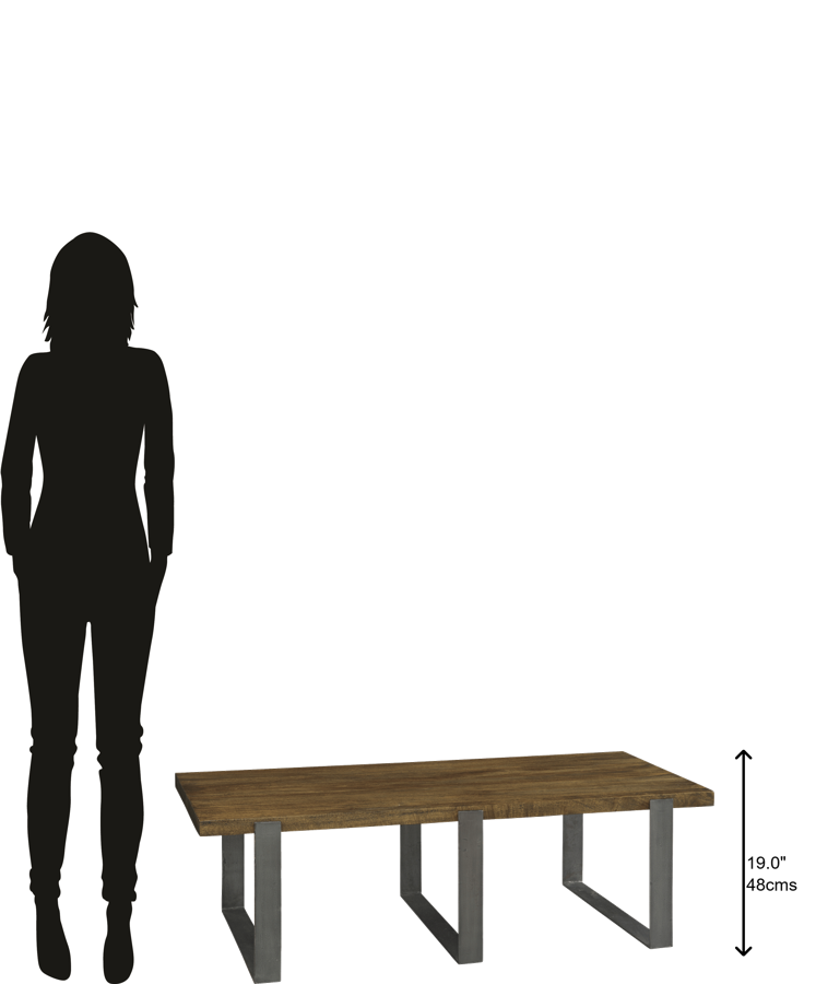 Hekman Furniture Bedford Park Iron Strapg Rectangle Cffe Table 23700