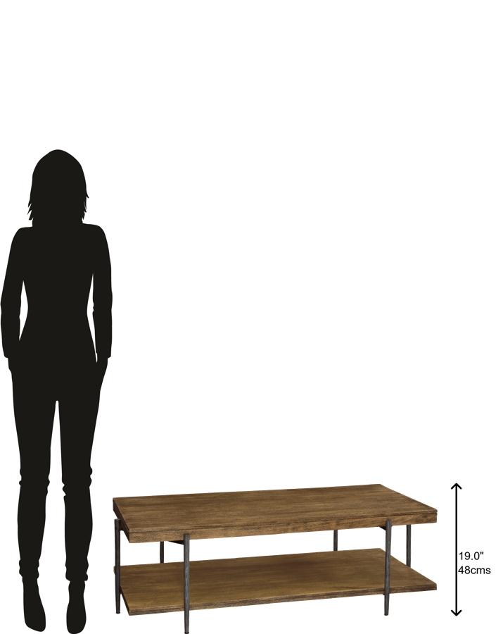 Hekman Furniture Bedford Park Rectangle Coffee Table With Shelf 23701