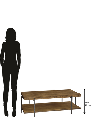 Hekman Furniture Bedford Park Rectangle Coffee Table With Shelf 23701