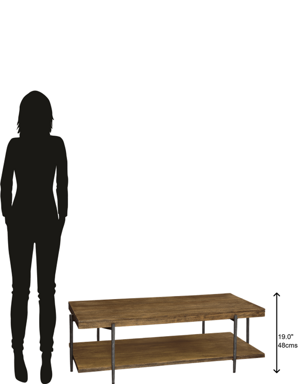 Hekman Furniture Bedford Park Rectangle Coffee Table With Shelf 23701