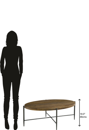 Hekman Furniture Bedford Park Oval Coffee Table 23712