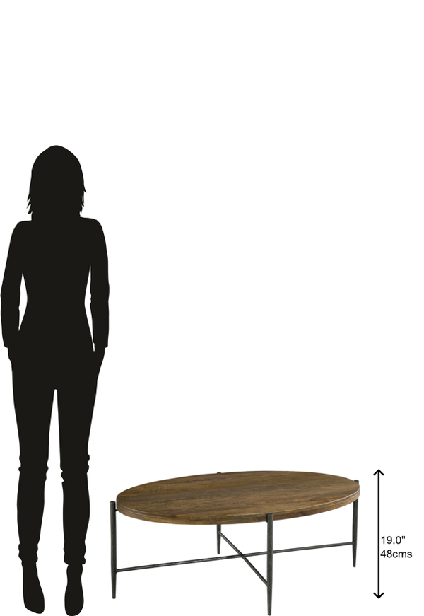 Hekman Furniture Bedford Park Oval Coffee Table 23712