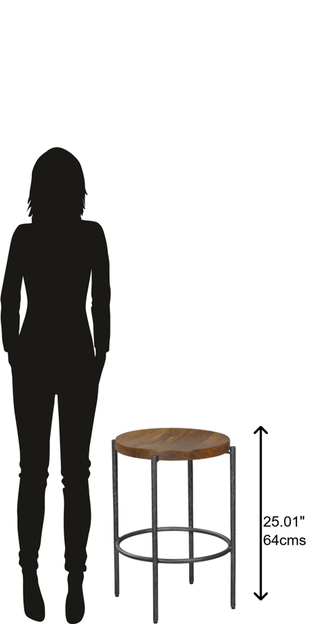 Hekman Furniture Bedford Park Counter Stool/Forged Legs 23729