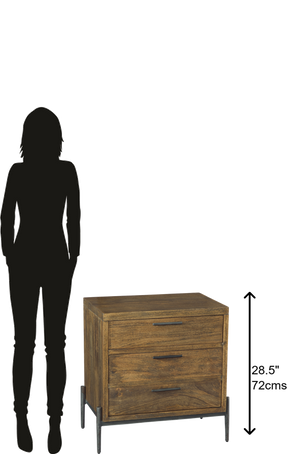 Hekman Furniture Bedford Park Three Drawer Nightstand 23763