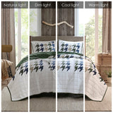 Woolrich Hudson Lodge/Cabin 100% Cotton Percale Printed Coverlet Mini Set WR13-3474