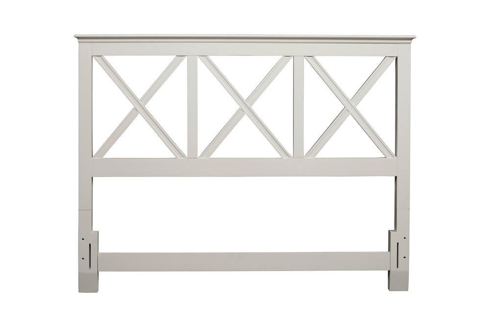 Alpine Furniture Potter Full Size Bed Headboard Only, White 955-08F-HB White Mahogany Solids & Veneer 60 x 3 x 50